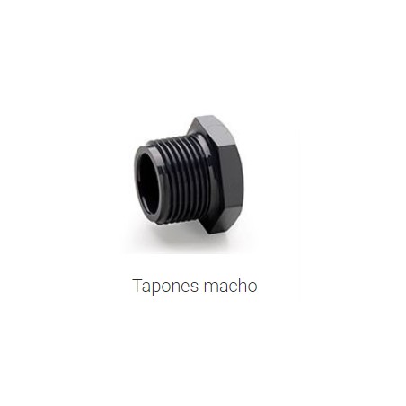 TAPÓN MACHO 1 2 ROSCAR PVC PRESIÓN