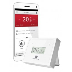 El nuevo termostato WiFi MiGo hace posible ajustar la temperatura y...