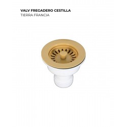 VALV FREGADERO CESTILLA TIERRA FRANCIA