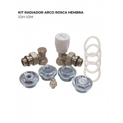 KIT RADIADOR ARCO ROSCA HEMBRA 1/2H-1/2M