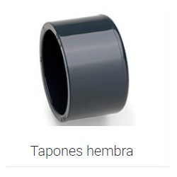 TAPÓN HEMBRA Ø16 ENCOLAR PVC PRESIÓN