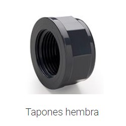 TAPÓN HEMBRA 2"-1/2 ROSCAR PVC PRESIÓN