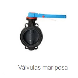 VÁLVULA DE MARIPOSA Ø90 PVC PRESIÓN