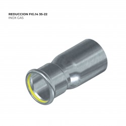 REDUCCION FIG.14 35-22 INOX GAS