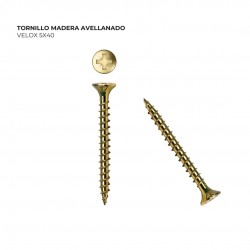 TORNILLO MADERA AVELLANADO VELOX 5X40